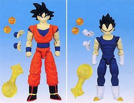 Image result for Dragon Ball Z Figures Goku vs Vegeta