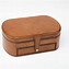 Image result for Vintage Small Oval Paper or Leather Jewelry Box
