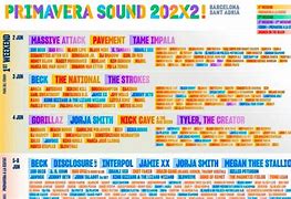 Image result for Primavera Sound Calendário