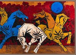 Image result for Indian On Horse Painting Famous