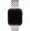 Image result for Black Apple Watch with Rose Gold Strap