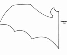 Image result for Bat Shape Template