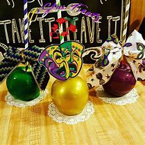Image result for Mardi Gras Candy Apples