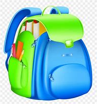 Image result for Blue Backpack Clip Art