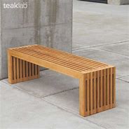 Image result for Teak Backless Bench Outdoor