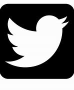 Image result for Twitter Logo in Black and White