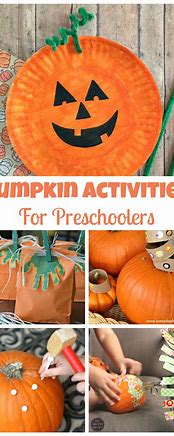 Image result for Pumpkin Crafts Preschool