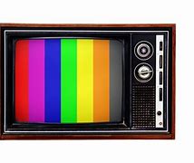 Image result for Old Colour TV