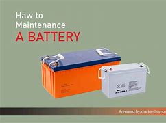 Image result for Low Maintenance Battery