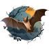 Image result for Cartoon Dark Bat