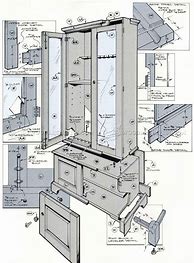 Image result for Gun Cabinet Woodworking Plans
