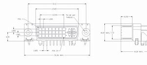 Image result for DVI Connector Drawing