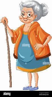 Image result for Kind Old Lady Cartoon