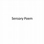 Image result for What Is a Sense Poem