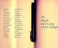 Image result for 30 Days of Writing