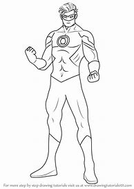 Image result for How to Draw Green Lantern Girl for Kids