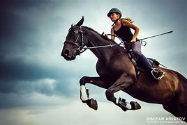 Image result for Woman Jockey Riding a Horse