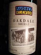 Image result for Audrey Wilkinson Shiraz Pioneer Series Oakdale