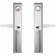 Image result for White Exterior Door Silver Handle