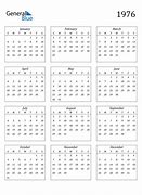 Image result for 20 5 1976 Calendar