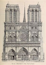 Image result for Notre Dame De Paris Apse Sketch
