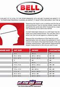 Image result for Bicycle Helmet Size Chart