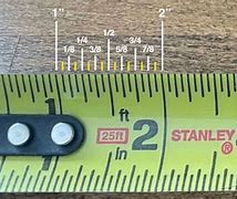 Image result for ¾ Inches On Ruler