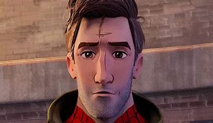 Image result for Spider-Man across the Spiderverse Peter Parker with Mayday