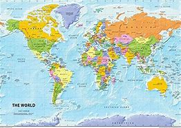 Image result for World Map A3