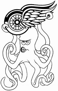 Image result for Detroit Red Wings Coloring Pages
