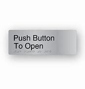 Image result for Stainless Steel Push to Open Button