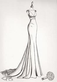 Image result for Bridesmaid Dress Sketch