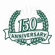 Image result for 150 Year Anniversary Logo