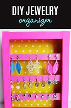 Image result for DIY Jewelry Organizer for Earrings