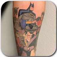 Image result for Batman Cartoon Tattoo