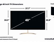 Image result for 40 Inch TV Size Example