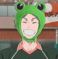 Image result for Anime Boy with Frog Hat