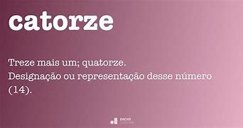 Image result for catorzavo