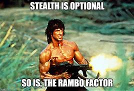 Image result for Triggered Rambo Meme