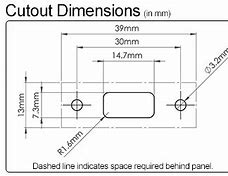 Image result for USBC Coutout Dimension