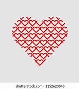 Image result for Red Heart in Gray Background
