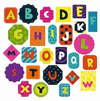 Image result for Alphabet Letters Different Colors
