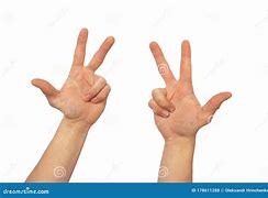 Image result for Hand Gestures 3 Fingers