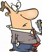 Image result for Cell Phone User Cartoon