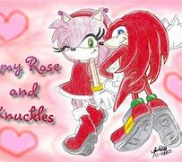 Image result for Knuckles and Amy Heart