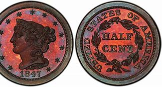 Image result for 1847 Half Penny