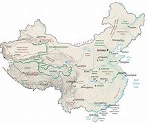 Image result for China Map with Mountains