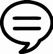 Image result for Text Message Icon Black and White