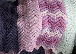 Image result for Knitted Ripple Afghan Pattern