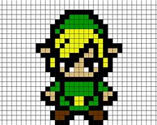 Image result for Legend of Zelda Pixel Art Template